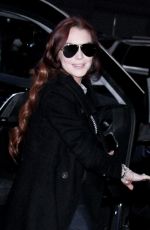 LINDSAY LOHAN Arrives at Good Morning America in New York 01/07/2019