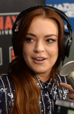 LINDSAY LOHAN at SiriusXM Studio in New York 01/07/2019
