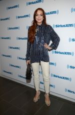 LINDSAY LOHAN at SiriusXM Studio in New York 01/07/2019