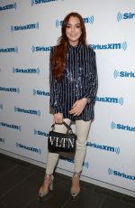 LINDSAY LOHAN at SiriusXM Studio in New York 01/07/2019