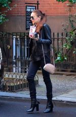 LINDSAY LOHAN Leaves Jamba Juice in New York 01/09/2019