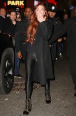LINDSAY LOHAN Leaves MTV Studios in New York 01/04/2019