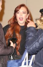LINDSAY LOHAN Leaves MTV Studios in New York 01/04/2019