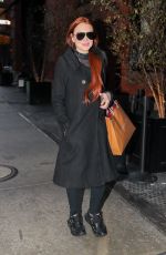 LINDSAY LOHAN Night Out in New York 01/02/2019