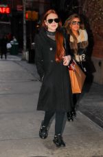 LINDSAY LOHAN Night Out in New York 01/02/2019