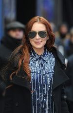 LINDSAY LOHAN Out and About in New York 01/07/2019