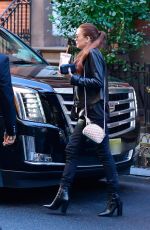 LINDSAY LOHAN Out and About in New York 01/09/2019