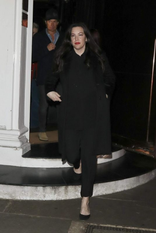 LIV TYLER Arrives at Suki Waterhouse’s 27th Birthday Party in London 01/12/2019