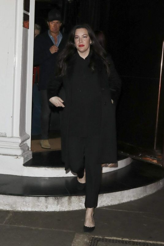 LIV TYLER Arrives at Suki Waterhouse