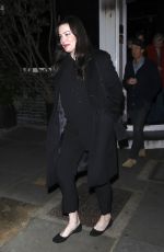 LIV TYLER Leaves Casa Cruz in London 01/11/2019