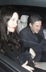 LIV TYLER Leaves Casa Cruz in London 01/11/2019