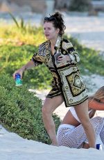 LOTTIE and ELLA ROSS at a Beach in Tulum 01/13/2019