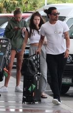 LOTTIE MOSS and ELLA ROSS at Airport in Cancun 01/15/2019