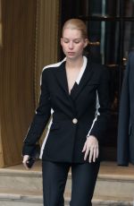 LOTTIE MOSS Leaves Hotel Coste in Paris 01/21/2019