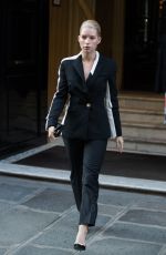 LOTTIE MOSS Leaves Hotel Coste in Paris 01/21/2019