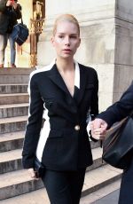 LOTTIE MOSS Out and About in Paris 01/21/2019