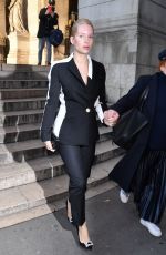 LOTTIE MOSS Out and About in Paris 01/21/2019