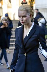 LOTTIE MOSS Out and About in Paris 01/21/2019