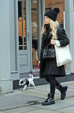 LOTTIE MOSS Out with Her Dog in London 01/26/2019