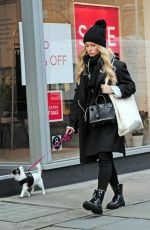 LOTTIE MOSS Out with Her Dog in London 01/26/2019