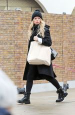 LOTTIE MOSS Out with Her Dog in London 01/26/2019