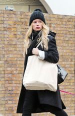 LOTTIE MOSS Out with Her Dog in London 01/26/2019