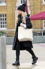 LOTTIE MOSS Out with Her Dog in London 01/26/2019