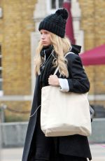 LOTTIE MOSS Out with Her Dog in London 01/26/2019