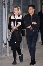 LUCY BOYNTON and Arrives at Jimmy Kimmel Live in Los Angeles 01/08/2019