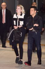 LUCY BOYNTON and Arrives at Jimmy Kimmel Live in Los Angeles 01/08/2019