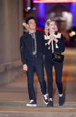 LUCY BOYNTON and Arrives at Jimmy Kimmel Live in Los Angeles 01/08/2019
