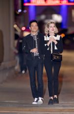 LUCY BOYNTON and Arrives at Jimmy Kimmel Live in Los Angeles 01/08/2019