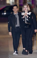 LUCY BOYNTON and Arrives at Jimmy Kimmel Live in Los Angeles 01/08/2019