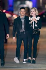 LUCY BOYNTON and Arrives at Jimmy Kimmel Live in Los Angeles 01/08/2019