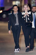 LUCY BOYNTON and Arrives at Jimmy Kimmel Live in Los Angeles 01/08/2019