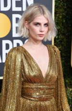 LUCY BOYNTON at 2019 Golden Globe Awards in Beverly Hills 01/06/2019