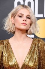 LUCY BOYNTON at 2019 Golden Globe Awards in Beverly Hills 01/06/2019