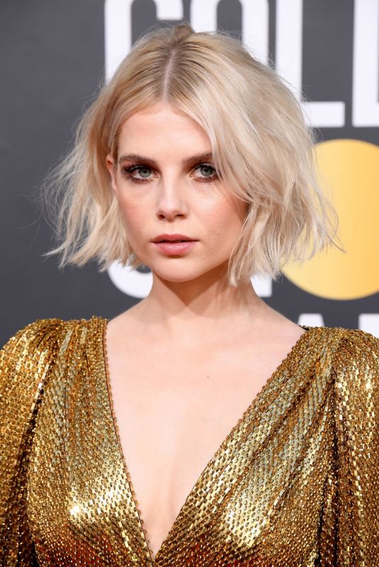 LUCY BOYNTON at 2019 Golden Globe Awards in Beverly Hills 01/06/2019