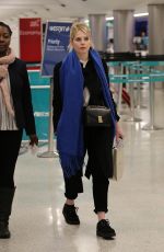 LUCY BOYNTON at LAX Airport in Los Angeles 01/14/2019