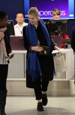 LUCY BOYNTON at LAX Airport in Los Angeles 01/14/2019