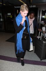 LUCY BOYNTON at LAX Airport in Los Angeles 01/14/2019