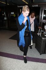 LUCY BOYNTON at LAX Airport in Los Angeles 01/14/2019