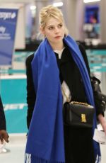 LUCY BOYNTON at LAX Airport in Los Angeles 01/14/2019