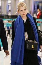 LUCY BOYNTON at LAX Airport in Los Angeles 01/14/2019