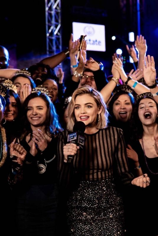LUCY HALE at Rockin’ Eve 19 – Instagram Pictures