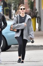 LUCY HALE Heading to a Gym in Studio City 01/05/2019