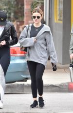 LUCY HALE Heading to a Gym in Studio City 01/05/2019