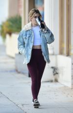 LUCY HALE Heading to the a Gym in Los Angeles 01/06/2019