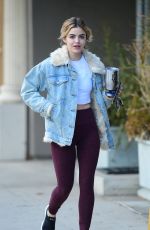 LUCY HALE Heading to the a Gym in Los Angeles 01/06/2019