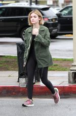 LUCY HALE Out and About in Los Angeles 01/12/2019